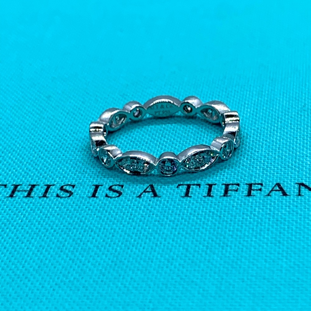 Tiffany & Co platinum jazz ring